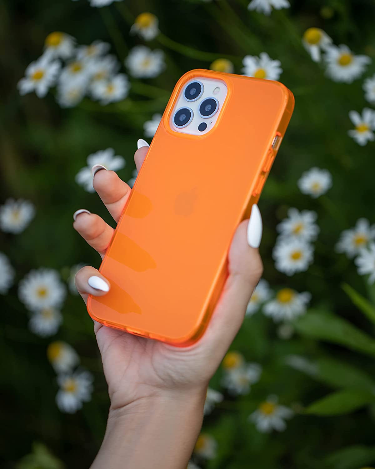 - Iphone 11 Neon Orange Clear Protective Case, TPU and Polycarbonate Shock-Absorbing Bright Cover - Crack Proof with a Gloss Finish - Full Iphone Protection